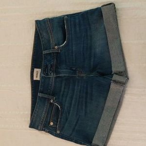 Hudson Jeans women's Croxley mid thigh cuffed jean short, EUC